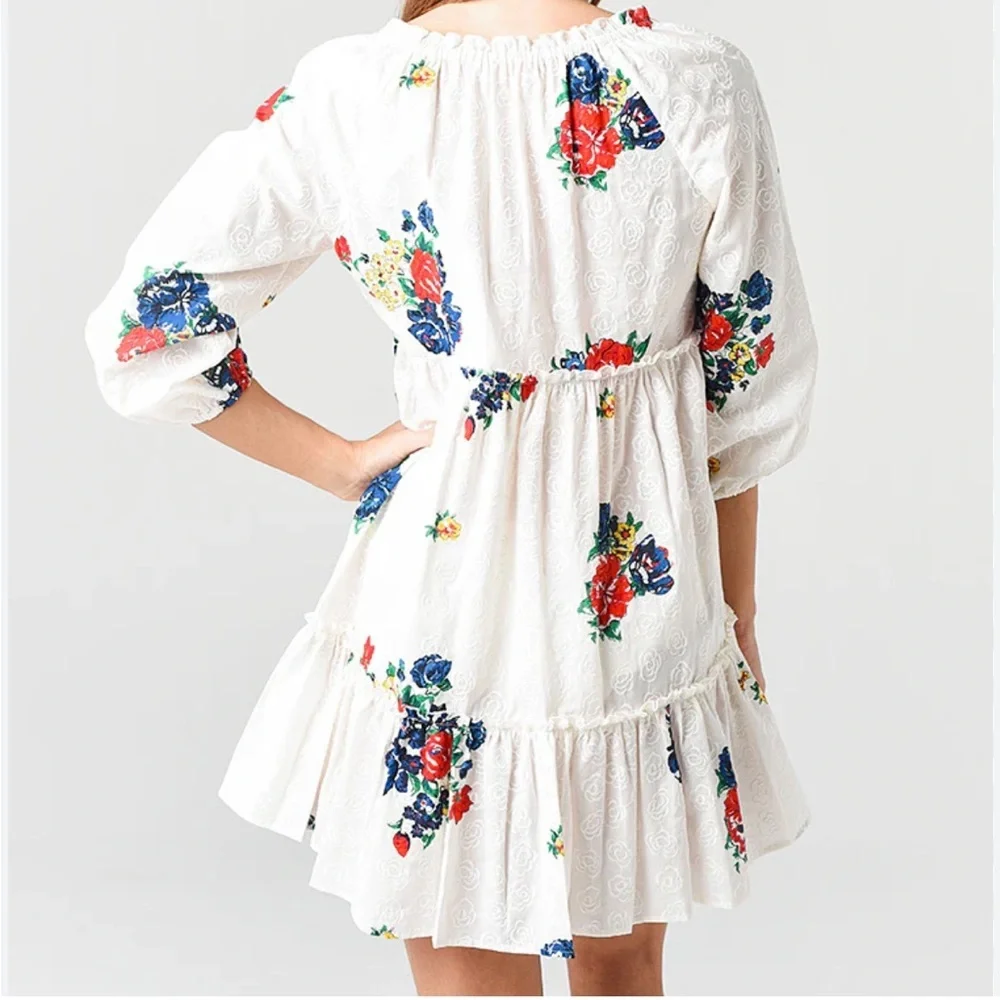 Tory Burch English Tea Rose Beach Dress S